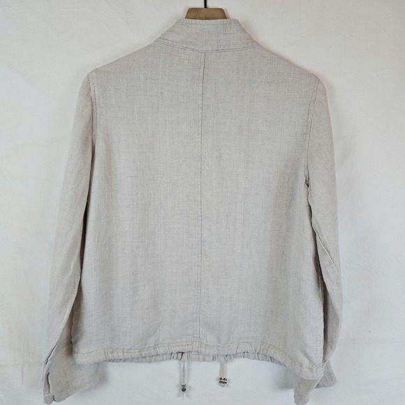 C&C California linen‎ jacket, beige, approx size M - Picture 2 of 5